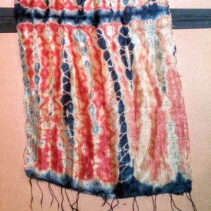 Vintage Fourth World Clothing Silk Scarf